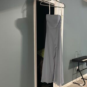 Azazie Strapless dress in Soft Blue

Altered to fit 5’1” in heels